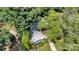 Aerial view of the home showcasing the roof and tree coverage at 331 Glen Oaks Rd, Charlotte, NC 28270