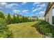 Spacious backyard with lush lawn and mature landscaping providing privacy and a serene outdoor space at 333 Dudley Dr, Fort Mill, SC 29715