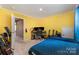 Comfortable bedroom with a cozy bed, an open door, and an inviting atmosphere for relaxation at 333 Dudley Dr, Fort Mill, SC 29715