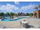Community pool area featuring a lazy river, play area, and plenty of seating at 333 Dudley Dr, Fort Mill, SC 29715