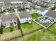 Residential area with lush green lawns, fences, and a sparkling blue swimming pool at 3615 Slider Ter, Lancaster, SC 29720