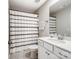 Clean bathroom featuring a white vanity, shower, decorative shower curtain, and a toilet at 3615 Slider Ter, Lancaster, SC 29720