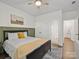 Inviting bedroom with a decorative rug, closet, and an ensuite bathroom at 3615 Slider Ter, Lancaster, SC 29720