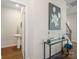 Entryway view showcasing a powder room with pedestal sink and decorative accents at 3615 Slider Ter, Lancaster, SC 29720