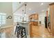 Well-appointed kitchen with an island and hardwood floors at 4319 Sailview Dr, Denver, NC 28037