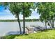 Lakeside view with a well-maintained private dock, perfect for boating and relaxation at 4920 Longfield St, Claremont, NC 28610