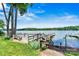 Dock and pier leading to a peaceful lake, perfect for boating and swimming at 4920 Longfield St, Claremont, NC 28610