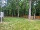 Large, grassy backyard with a deck and a tall wood privacy fence at 511 Evelyn Ave, Kannapolis, NC 28083