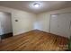 Bedroom with hardwood floors, featuring a closet at 511 Evelyn Ave, Kannapolis, NC 28083