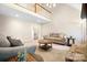 Spacious living room with high ceilings, a fireplace, and comfortable seating at 803 Freeman Rd, Concord, NC 28025