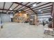 Spacious metal building interior with high ceilings, ample lighting, and a large open floor plan at 10016 Morgan Mill Rd, Monroe, NC 28110