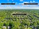 Aerial view of a neighborhood highlighting the convenient location between Ballantyne and Uptown Charlotte at 10024 Hazelview Dr, Charlotte, NC 28277