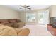 Inviting living room with neutral walls, plush seating, and an abundance of natural light at 1274 Carpenter Springs Dr, Dallas, NC 28034