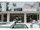 Luxury backyard featuring a pool, patio, and seamless transition from indoor to outdoor living at 188 Blarney Rd, Mooresville, NC 28117