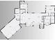 First floor layout with large open living spaces, kitchen, dining area, and three car garage at 188 Blarney Rd, Mooresville, NC 28117