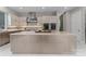 Modern kitchen with a spacious island, stainless steel appliances, and ample storage at 188 Blarney Rd, Mooresville, NC 28117