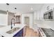 Kitchen with a large island, stainless steel appliances, and lots of cabinet space at 2000 Tyvola Rd, Charlotte, NC 28210