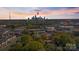 Scenic aerial view of property location, close to Uptown and Camp North End in Charlotte, North Carolina at 2201 Grimes St, Charlotte, NC 28206