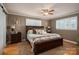 Comfortable bedroom featuring a plush rug, neutral walls, and ample natural light for a serene retreat at 2865 Water Plant Rd, Maiden, NC 28650