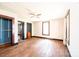 Bedroom with natural light, hardwood floors, and an open closet, offers room for personalization at 3042 N Oxford St, Claremont, NC 28610