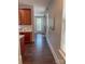 Hallway connecting kitchen to living room and featuring views to the front yard at 4135 Twenty Grand Dr, Indian Trail, NC 28079