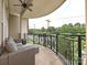 Relaxing outdoor balcony with comfortable seating and scenic neighborhood views at 5425 Closeburn Rd, Charlotte, NC 28210