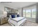 Serene main bedroom features abundant natural light and neutral tones at 6002 Fonsac Ln # 2006E, Charlotte, NC 28217