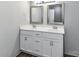 Bathroom featuring a double vanity with two mirrors and ample storage at 615 Hawley Rd, McConnells, SC 29726