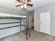 Bedroom featuring a bunk bed, ceiling fan, and neutral walls at 615 Hawley Rd, McConnells, SC 29726