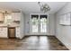 Dining area with stainless steel appliances, a white board, and french doors at 615 Hawley Rd, McConnells, SC 29726