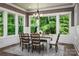 Inviting dining room featuring lots of natural light and stylish furnishings at 7703 Juniper Ln, Denver, NC 28037