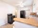 Functional kitchen features a black refrigerator and breakfast bar at 876 Stowe Ln, Gastonia, NC 28056