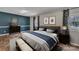 Beautiful bedroom with an elegant headboard, stylish decor, and plenty of natural light at 111 E Church St, Stanley, NC 28164