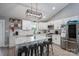 Stylish kitchen featuring an island with seating, modern fixtures, and ample counter space for cooking and entertaining at 1138 Zeb Haynes Rd, Maiden, NC 28650