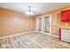 Dining room area with wood-look floors and sliding patio doors for ample natural light at 1170 Scenic Dr, Shelby, NC 28150