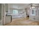 Bright kitchen with stainless steel range and white cabinets at 1503 Brentwood Dr, Newton, NC 28658