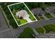 Aerial view of the property showcasing its location within a well-maintained neighborhood and lush greenery at 1705 Townsend Ln, Rock Hill, SC 29730