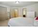 Spacious bedroom featuring a bed, closet, and bathroom access at 1705 Townsend Ln, Rock Hill, SC 29730