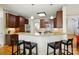Kitchen featuring granite countertops, stainless steel appliances and dark cabinetry at 1705 Townsend Ln, Rock Hill, SC 29730