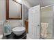 Charming bathroom features a vessel sink, modern fixtures, and a glass-enclosed shower at 171 Secretariat Dr, Mooresville, NC 28117