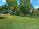 Lush green backyard filled with mature trees and greenery, offering a serene and private outdoor space at 2633 N Sharon Amity Rd, Charlotte, NC 28205