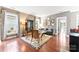 Inviting living room featuring hardwood floors, comfortable seating, and ample natural light at 314 Center Dr, Davidson, NC 28036