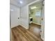 Welcoming entryway leading to the laundry room at 35 Caldwell Dr, Taylorsville, NC 28681