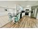 Charming kitchen with stainless steel appliances and adjacent dining area at 35 Caldwell Dr, Taylorsville, NC 28681