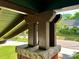 Close up of the columns on the porch at 401 7Th St, Spencer, NC 28159