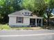 Exterior of a house featuring a covered porch with columns and visible street view at 421 W Cemetery St, Salisbury, NC 28144