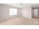 Bedroom with carpet, a ceiling fan, and a bright window at 4352 Haddington Dr, Fort Mill, SC 29707