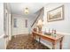 Inviting foyer featuring unique tile flooring and classic decor at 4630 Woodleaf Rd, Salisbury, NC 28147