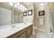 Bathroom with double sinks and great lighting at 524 Wildbrook Walk, Fort Mill, SC 29708