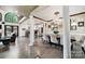 Elegant dining area showcasing hardwood floors, a decorative chandelier, and an open layout at 524 Wildbrook Walk, Fort Mill, SC 29708